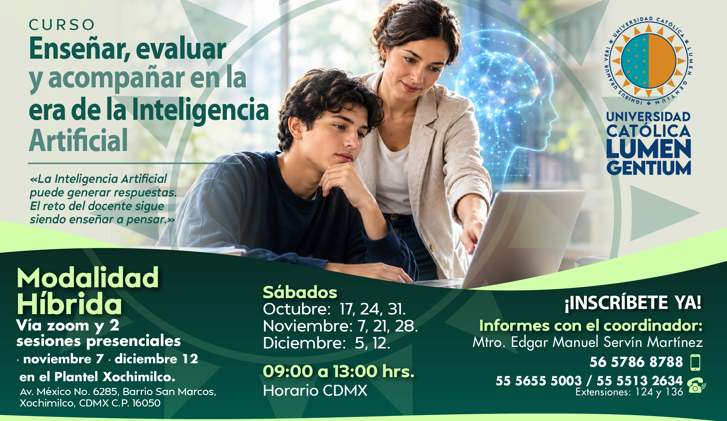 CURSO ENSEÑAR, EVALUAR Y ACOMPAÑAR EN LA ERA DE LA IA